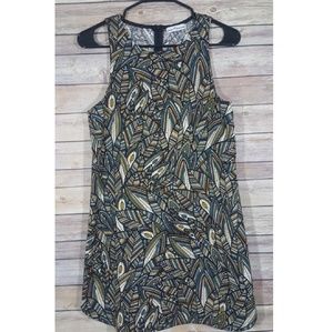 Dainty Hooligan sleeveless  tunic dress leaves s